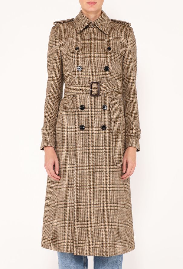 Céline 2020 Belted Houndstooth Coat - 3 Céline 2020 Belted Houndstooth Coat - 3