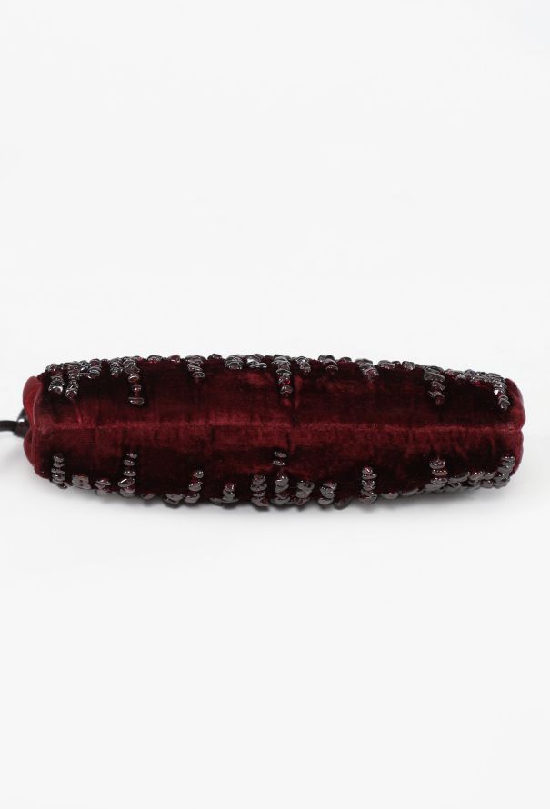 Gucci Embellished Velvet Clutch, 1999 - 6