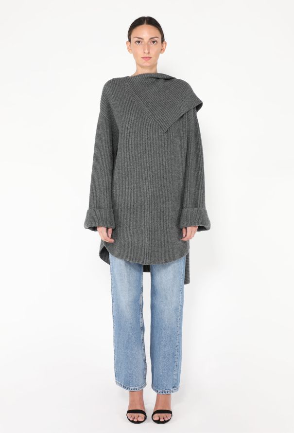 Toteme F/W 2024 Draped Scarf Sweater - 6
