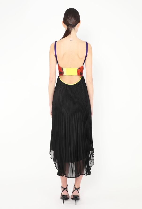 Céline S/S 2014 Brushstroke Bustier Dress - 3