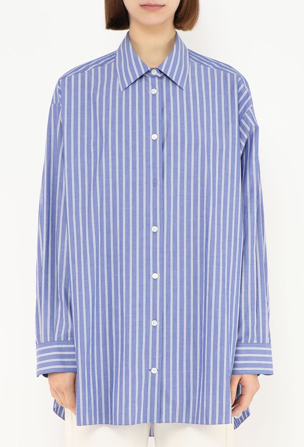 The Row 2025 Luka Pinstripe Shirt - 2