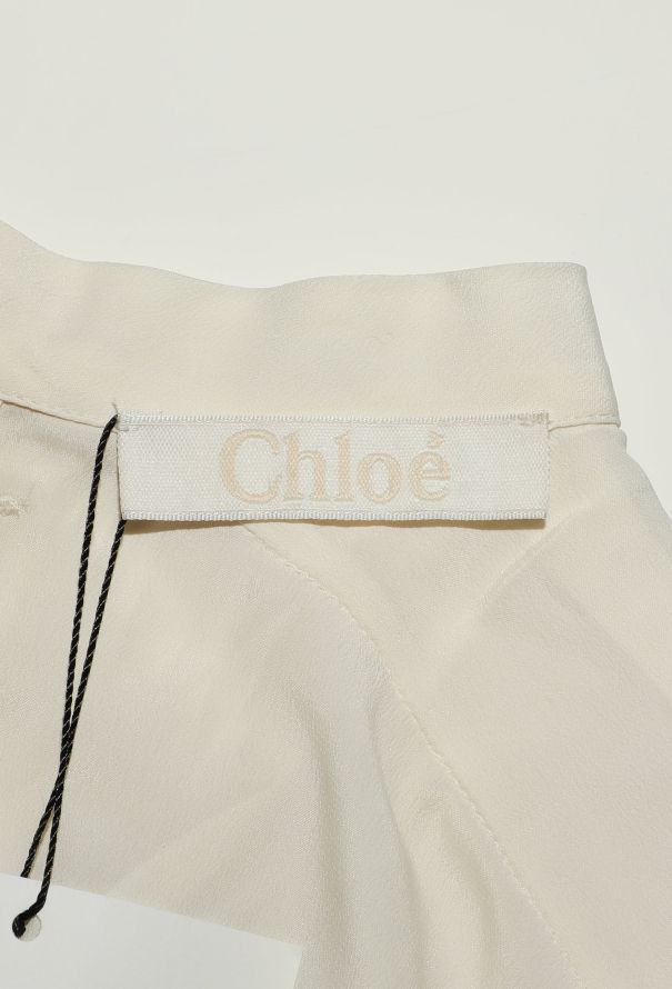 Chloé 2010 Pleated Crêpe Blouse - 4 Chloé 2010 Pleated Crêpe Blouse - 4