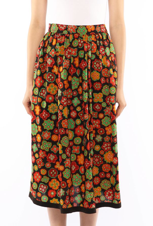 Saint Laurent 'Opéra Ballets Russes' Printed Skirt, F/W 1976 - 2