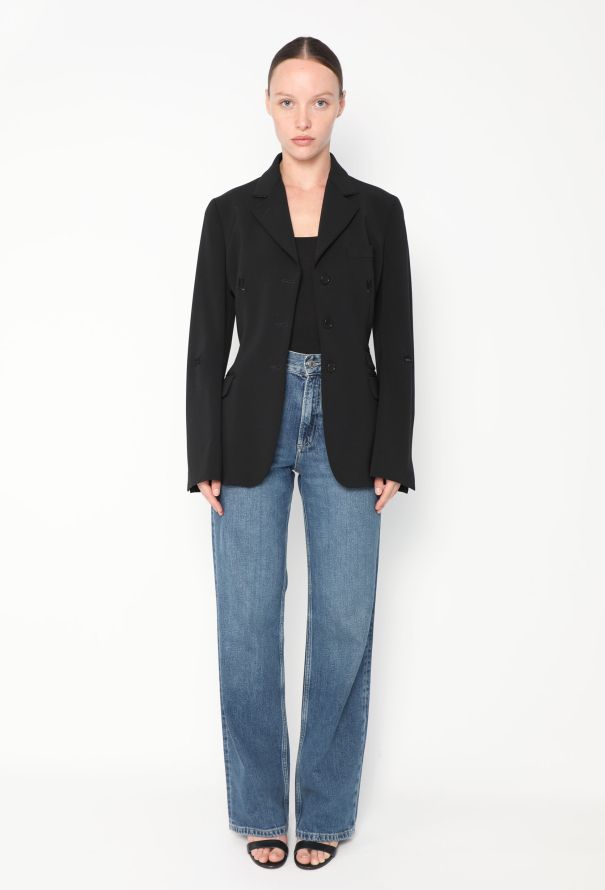 Embroidered Hourglass Blazer - 3