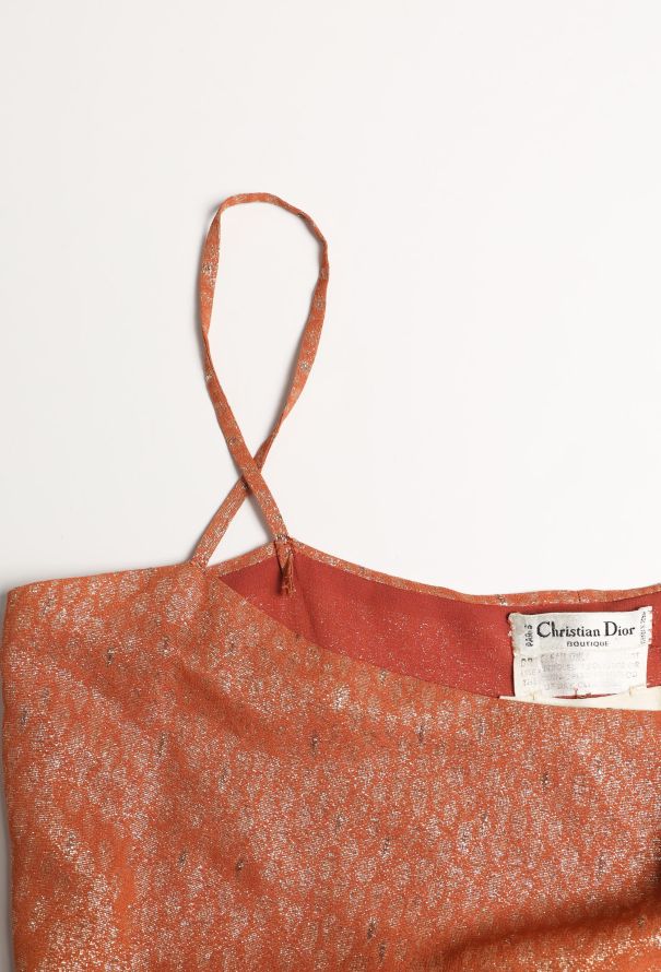 Christian Dior COLLECTOR 1976 Lamé Georgette Ensemble - 20