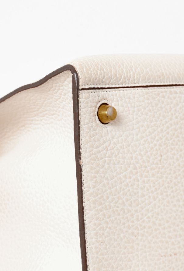 Céline White Medium Ring Bag - 9