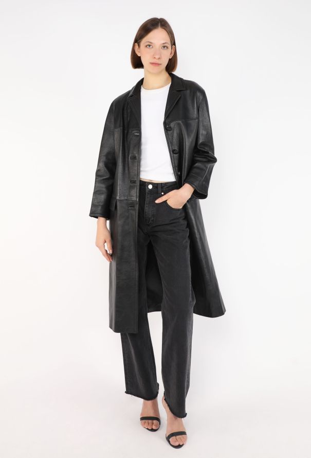 Prada Lambskin Notched Coat, 2019 - 5