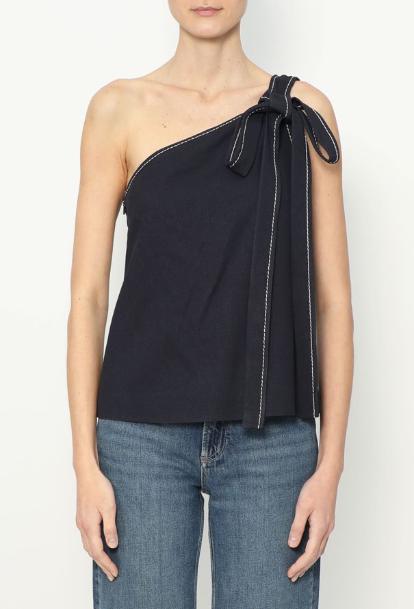 Chloé S/S 2016 One-Shoulder Top - 1