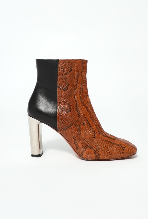 Python Bam Bam Ankle Boots Authentic Vintage ReSEE