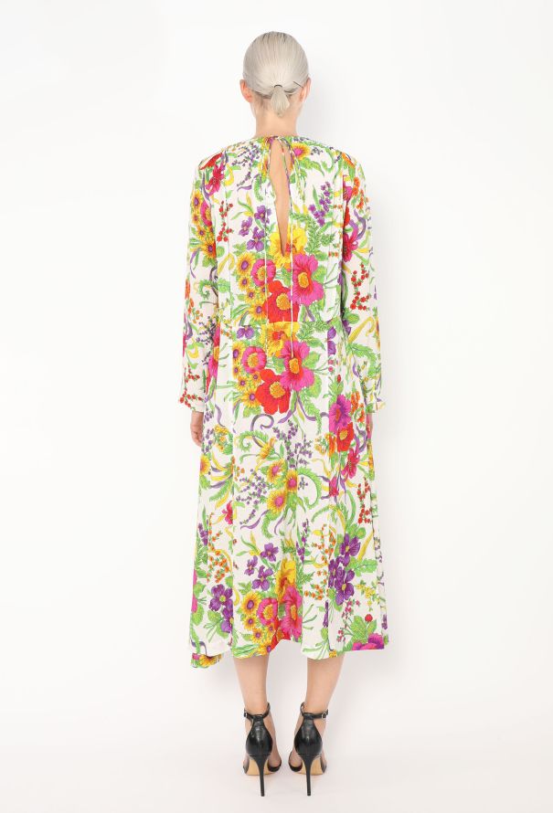 Balenciaga Pre-Fall 2017 Floral Chiffon Dress - 5 Balenciaga Pre-Fall 2017 Floral Chiffon Dress - 5