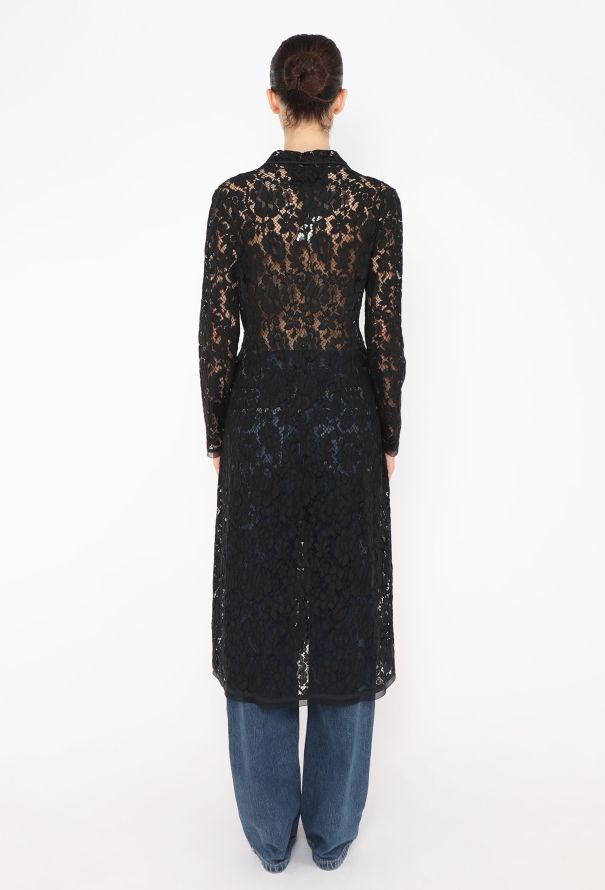 Prada F/W 2008 Guipure Notched Tunic - 5