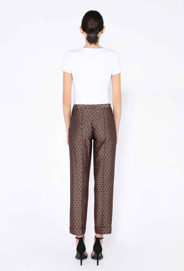 Romeo Gigli Paisley Jacquard Trousers, 1990s - 4