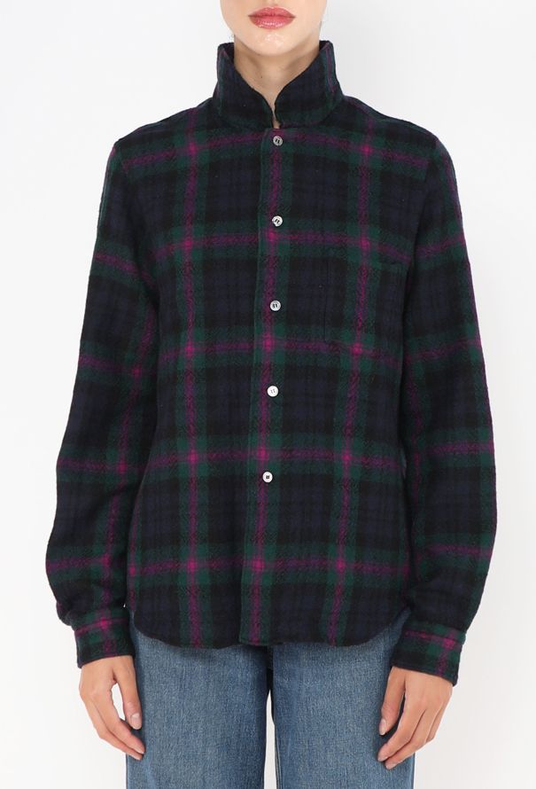 Comme des Garçons '90s Plaid Flannel Shirt - 4