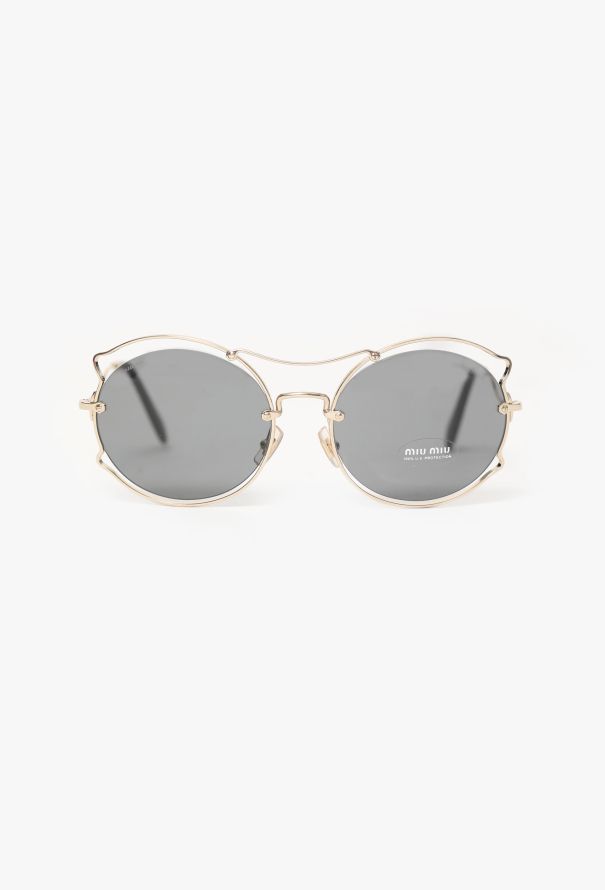 Miu Miu 2024 Butterfly Frame Sunglasses - 1