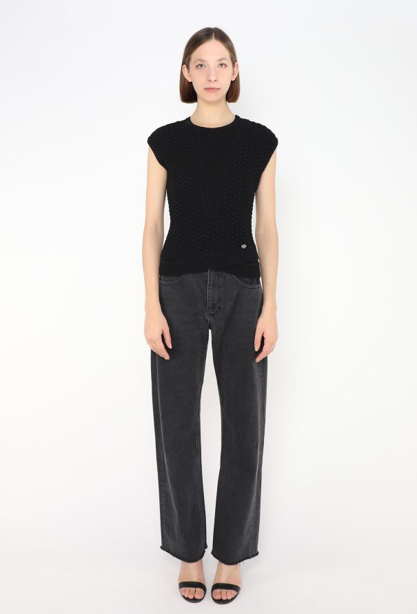 Chanel 'CC' Trellis Knit Top - 3 Chanel 'CC' Trellis Knit Top - 3