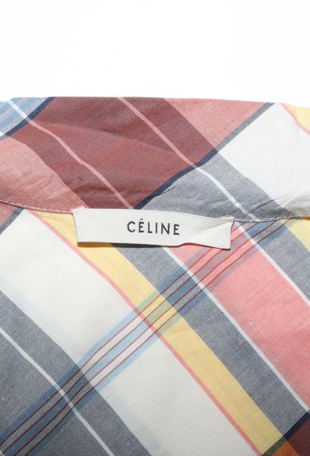 Céline F/W 2013 Tartan Cowl-Neck Tunic - 6