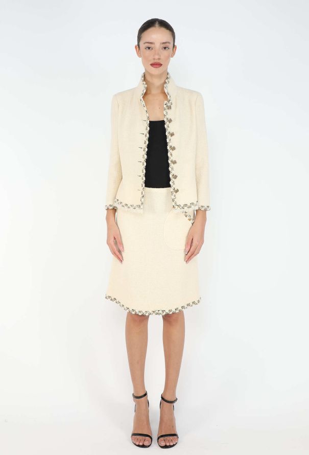 Chanel Pre-Fall 2011 Paris-Byzance Tweed Gripoix Ensemble - 7