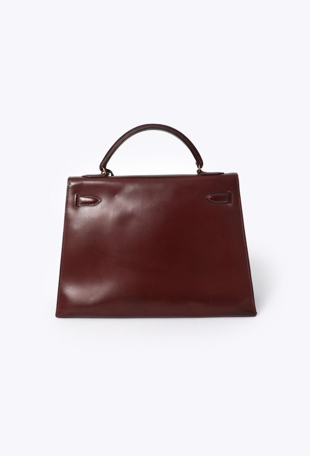 Hermès Vintage 1954 Rouge H Box Kelly Sellier 32 - 6