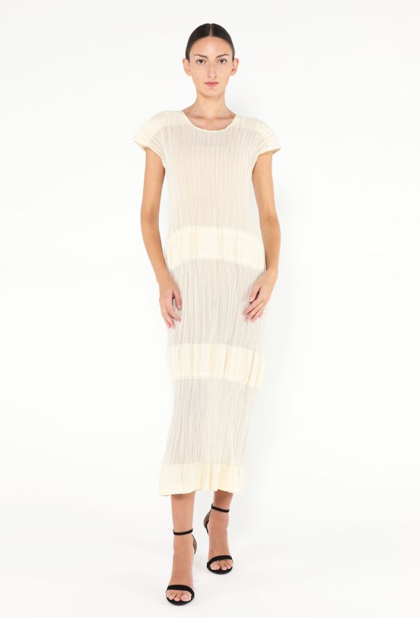 Issey Miyake Vintage Pleated Accordian Dress - 2