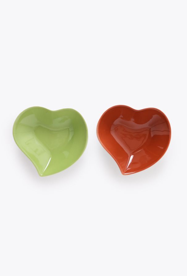 Saint Laurent Vintage Porcelain Heart Bowl Set - 1