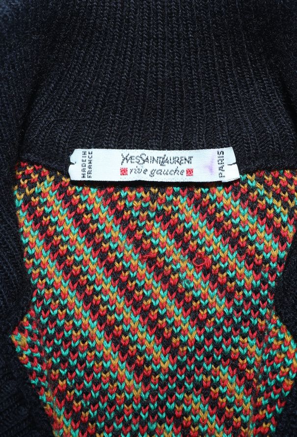 Saint Laurent 1989 Oversized Chevron Sweater - 5