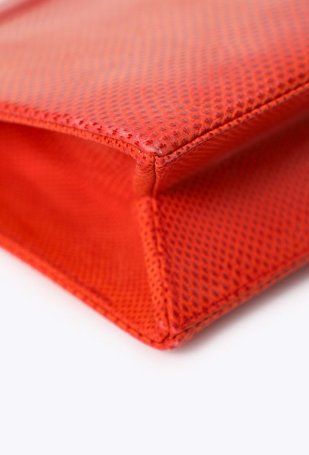 Saint Laurent Vintage Couture Lizard Clutch - 7
