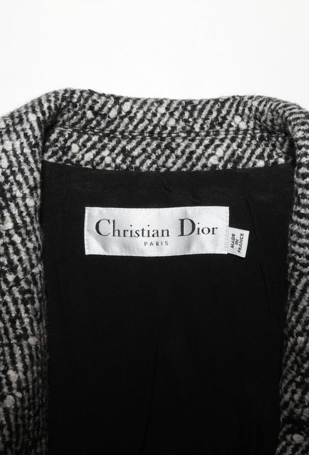 Dior 2023 Bouclé Tweed Bar Coat - 6