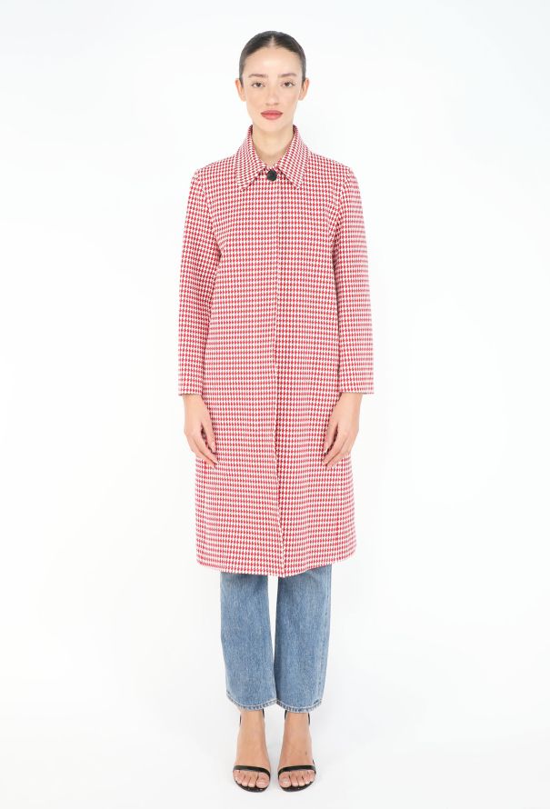 Céline 2016 Houndstooth Car Coat - 1