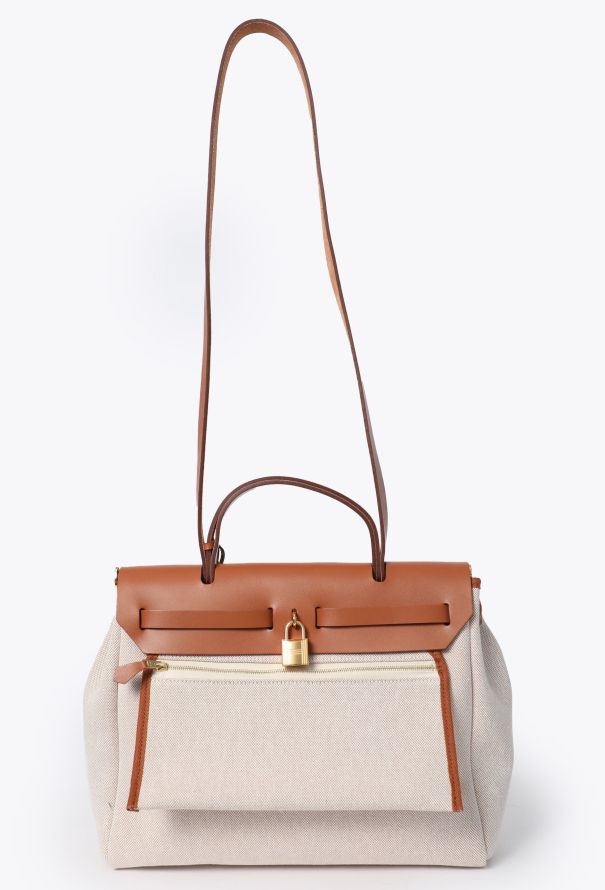 Hermès Limited Edition: Circuit 24 Toile & Vache Hunter Herbag 31 - 5 Hermès Limited Edition: Circuit 24 Toile & Vache Hunter Herbag 31 - 5