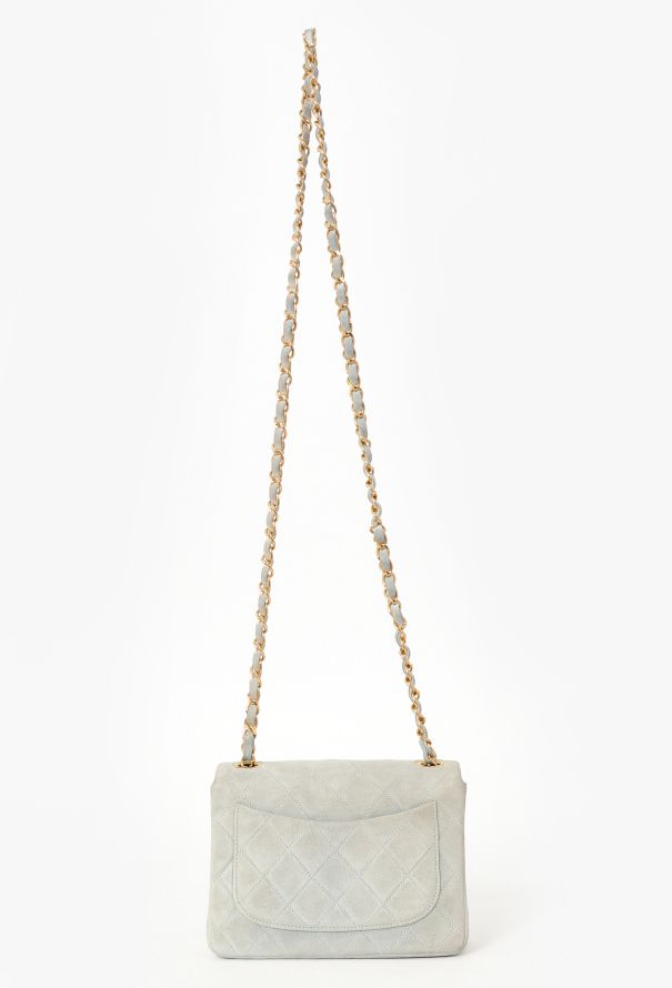 Chanel Suede Mini Square Timeless Bag - 3