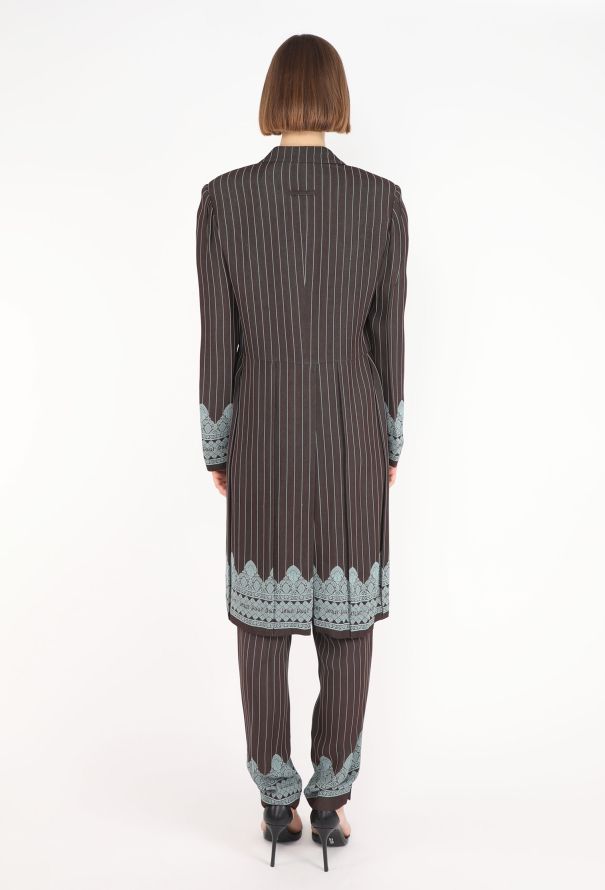 Jean Paul Gaultier Pinstripe Lace Suit, S/S 1997 - 10