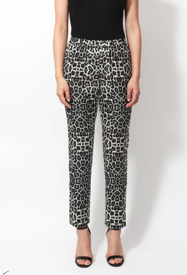 Dries Van Noten Leopard Print Trousers - 3