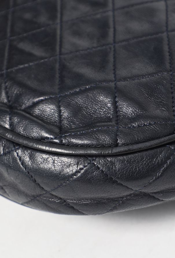 Chanel '80s Navy Flap Bag - 10