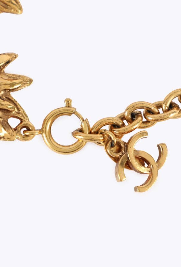 Chanel Vintage Lion Sun Link Bracelet, 1980s - 4