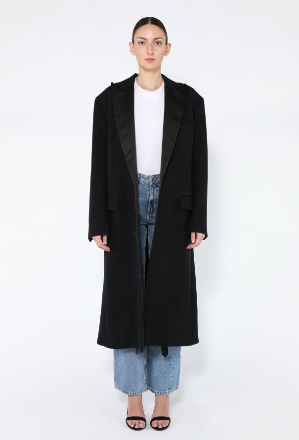 Céline Iconic F/W 2017 Notched Smoking Coat - 6