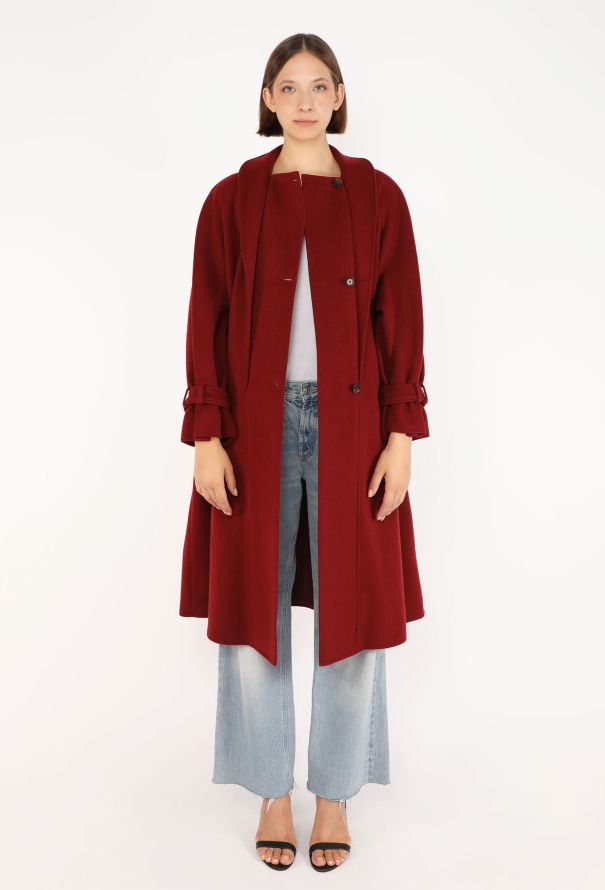 Anne-Marie Beretta Felted Shawl Coat, 1980s - 2
