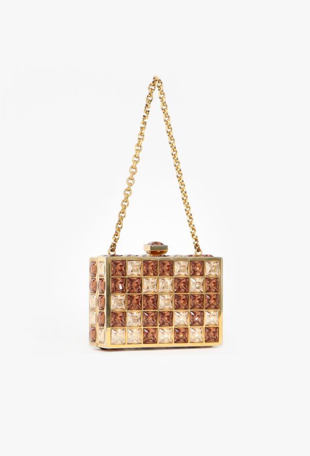 【美品】Judith Leiber ジュディス リーバー　ポーチ　バッグ Gemma Crystal Pearl - Judith Leiber
