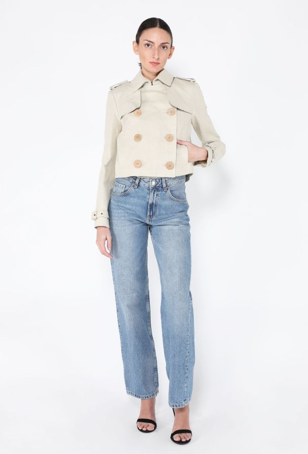 Chloé 2006 Cropped Trench Jacket - 2