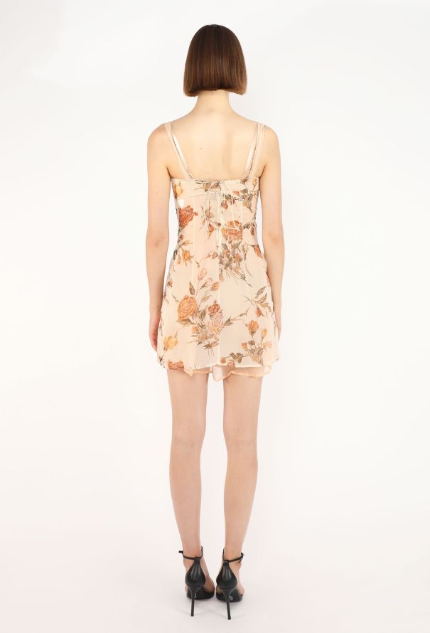Dolce & Gabbana Layered Chiffon Bustier Dress, 1990s - 5