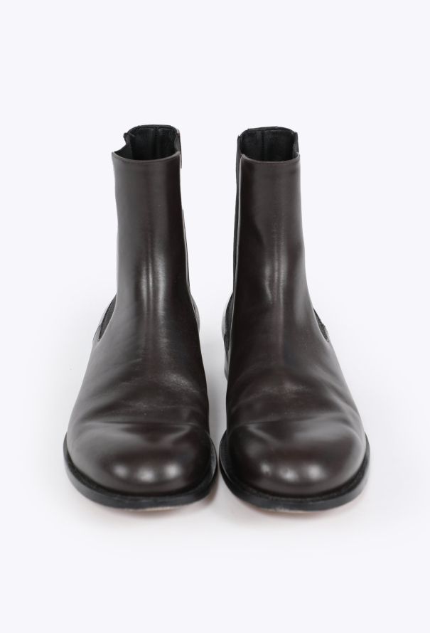 The Row 2024 Brown Leather Chelsea Boots - 3