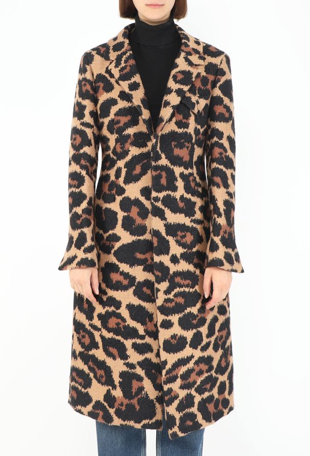 Bottega Veneta F/W 2019 Leopard Mohair Coat - 3