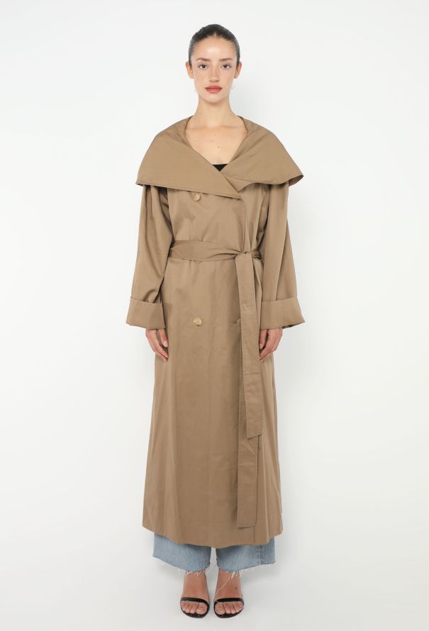 The Row S/S 2022 Augusta Belted Poplin Trench - 1