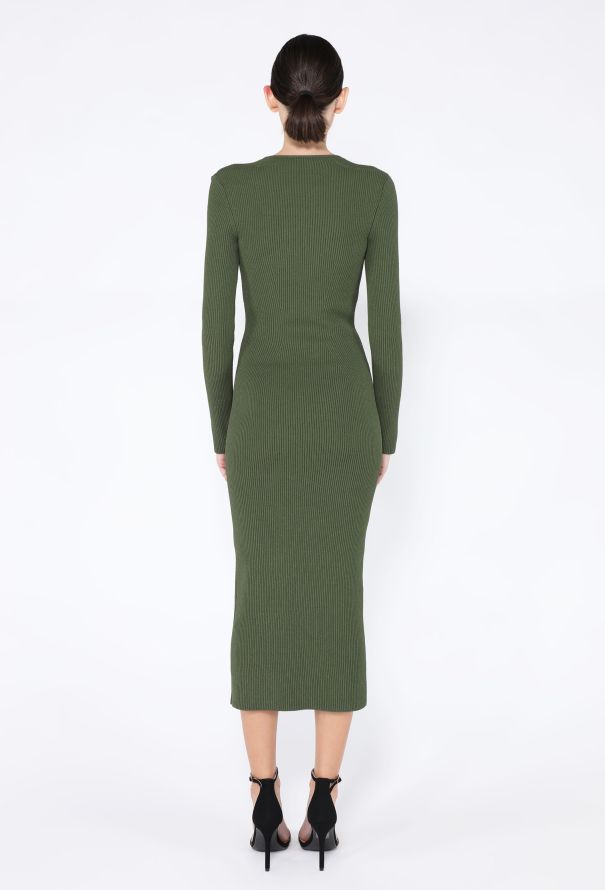 Khaite 2024 Alessandra Ribbed Dress - 4