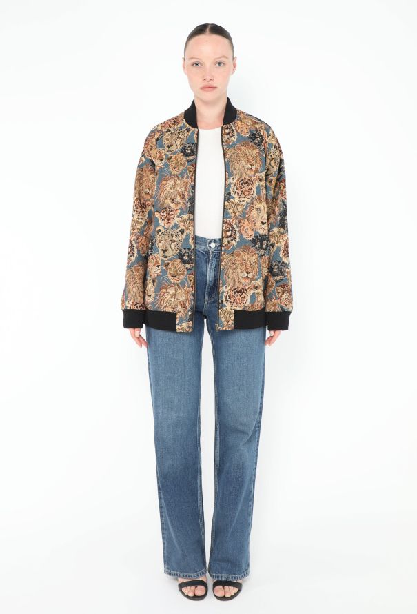 Saint Laurent S/S 2016 Tapestry Bomber Jacket - 4