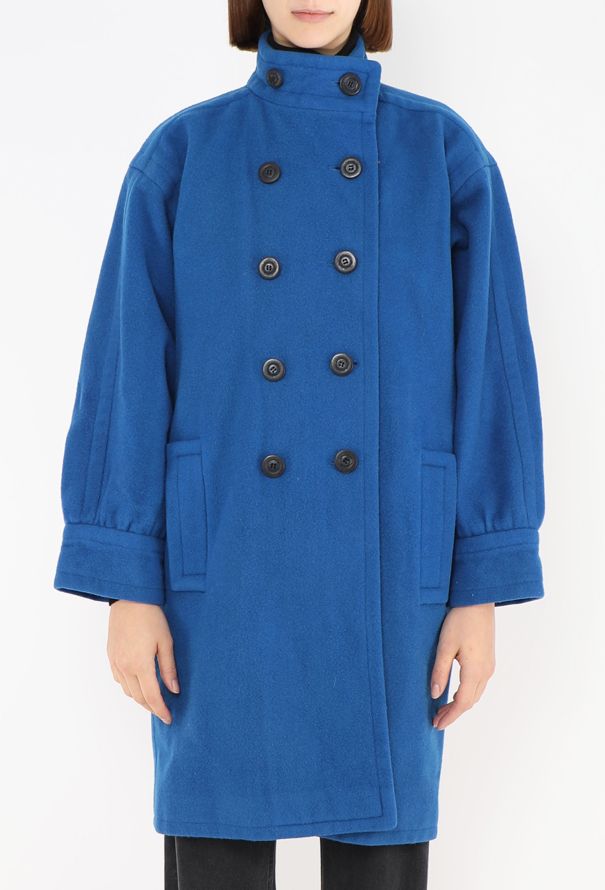 Saint Laurent 1985 Felted Cocoon Coat - 3