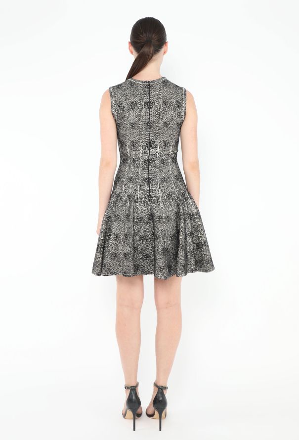 Alaïa 2013 Dotted Bouclé Skater Dress - 3