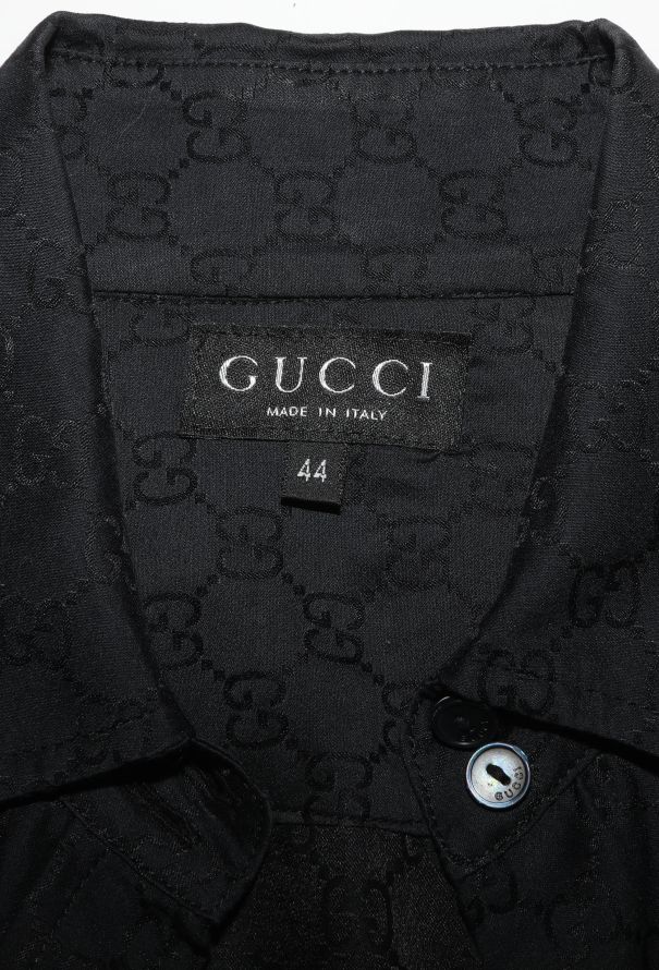 Gucci 1998 Monogram Cotton Shirt - 6