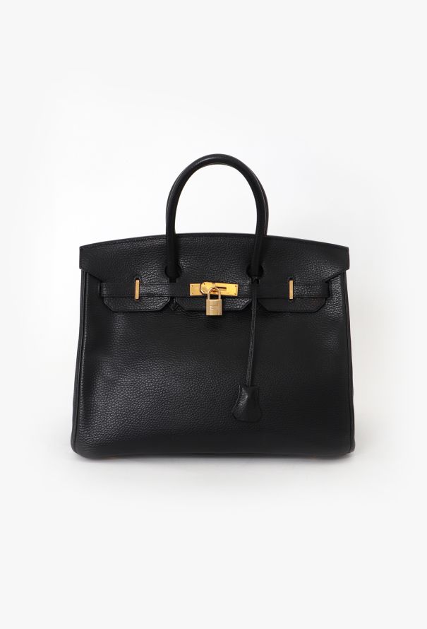 Hermès Black Vaches Ardennes Birkin 35 - 1