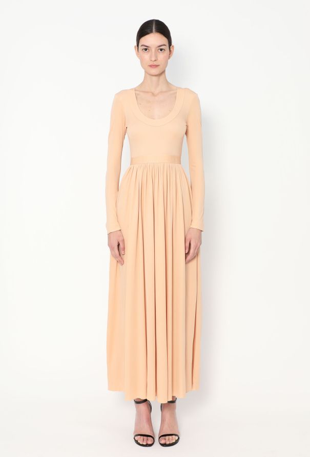 Céline Open-Back Crêpe Dress, S/S 2016 - 5