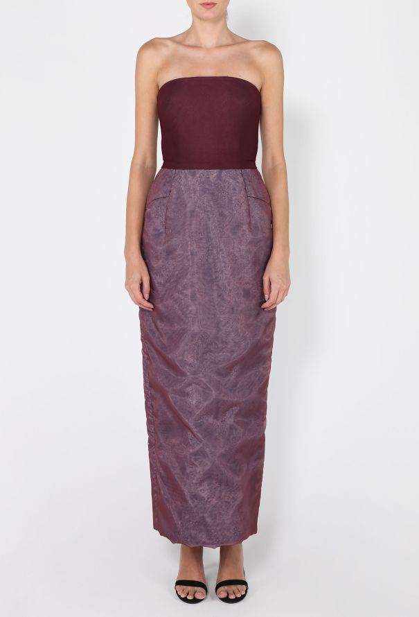 Maison Margiela Strapless Painted Dress, S/S 2016 - 4